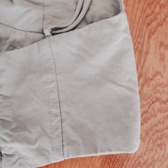 Linen Zara Cropped Wireless Corset Pleated Top- M (SMALL FIT) - Picture 6 of 15